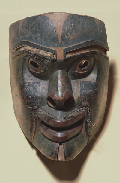 Kwakiutl Human Face Mask, c.1875 by American School